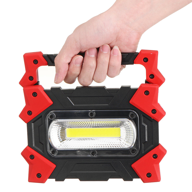 300W COB LED Camping Light 3 Modes USB Charging Flood Lamp Outdoor Emergency Work Light