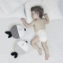 Cute Dot Stripe Kiss Fish Throw Pillow Cotton Cloth Sofa Car Bedding Cushion Home Decoration