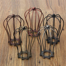 175MM DIY Vintage Pendant Trouble Light Bulb Guard Wire Cage Ceiling Hanging Lampshade