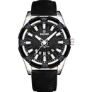 BAGARI 8001 Fashion Men Watch Waterproof Automatic Calendar Luminous Display Quartz Watch