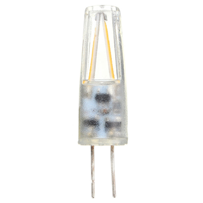 G4 2W 150LM LED COB Silicone Spot Lightt Lamp Bulb-Warmwhite/White AC/DC12V