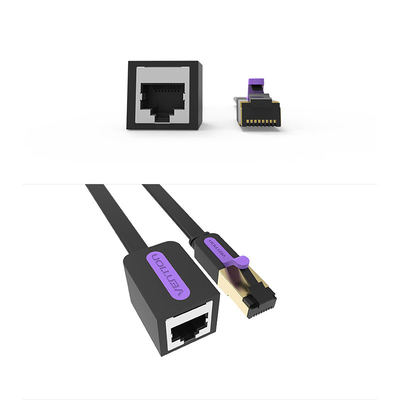 Vention ICBB 0.5-10M Networking Cable RJ45 Cat 7 Extender Cable Male to Female Lan Cord