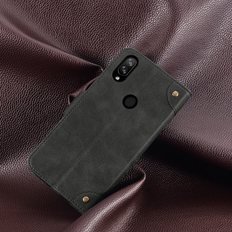 Bakeey Retro Flip with Card Slot Holder PU Leather Full Body Shockproof Protective Case for Doogee N10