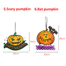 Halloween Spoof Hanging Decorations Pumpkin Ghost Skull Witch Door Hanger Halloween Supplies
