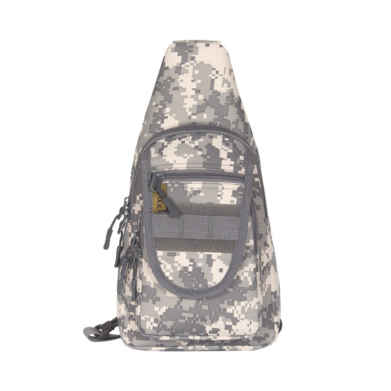 WPOLE A1 Unisex Tactical Bag Chest Backpack Outdoor Hiking Riding Canvas Crossbody Shoulder Bag