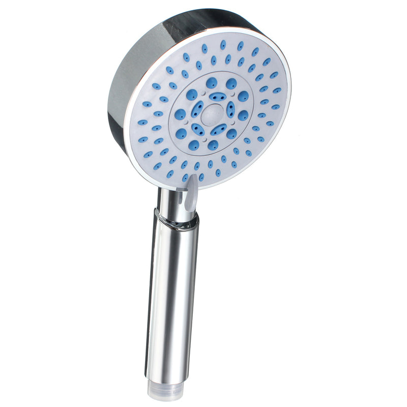 Universal 5 Mode Function Showerhead Chrome Anti-limescale Large Bath Handset Shower Head
