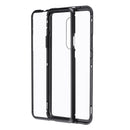 Bakeey 360 Magnetic Adsorption Metal Tempered Glass Flip Protective Case for OnePlus 7 PRO