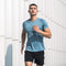 7th Summer Men Short Sleeve Breathe Freely Flower Yarn Quick-drying Fitness Sport T-shirts From Xiaomi Youpin