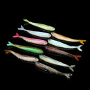 Proberos 10Pcs False Baits Fishing Lures 8.9cm Classic Soft Fishing Baits