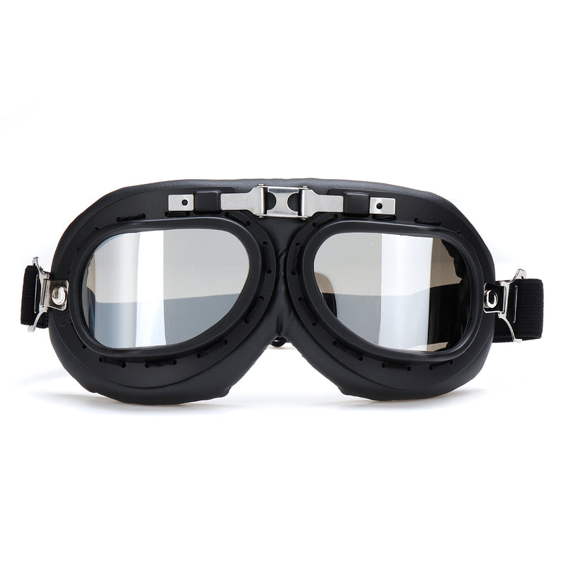 Windproof Retro Helmet Goggles Motorcycle Skiing Scooter ATV Flying Eyewear Glasses