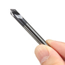 Drillpro 5pcs 6mm 90 Degree Chamfer Mill 2 Flutes HRC45 Carbide End Milling Cutter