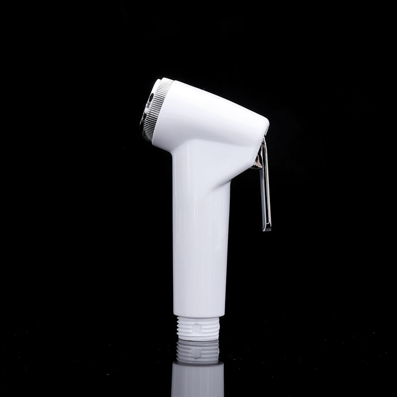 ABS Portable Bidet Sprayer Set Handheld Toilet Bidet Retractable w/ 1.5m Spring 1/2" Hose Adapter Free Mounting Bracket Switch Toilet Cleaning Tool