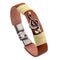 Unisex Vintage Musical Note Leather Bracelets
