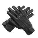 Women Winter Thermal Gloves Thicken Warm Sheepskin Velvet Leather Driving Mitten Glove
