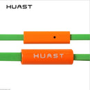 HUAST-37 Colorful Heavy Bass Headphone With Mic In-ear Earphone for Iphone Samsung Xiaomi