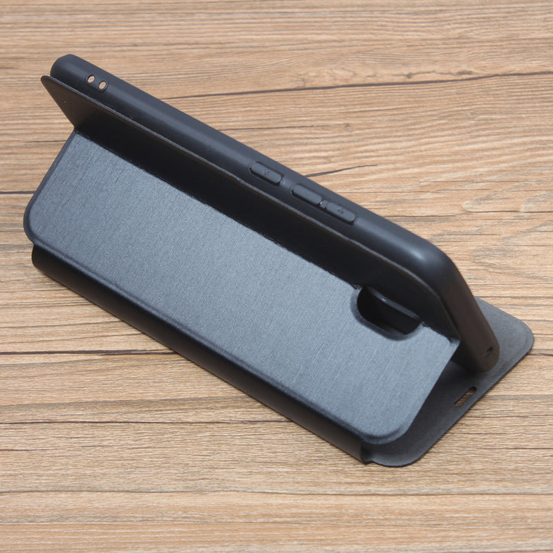For Xiaomi Redmi 8A Case Bakeey Flip with Stand Card Slot Full Body Brushed Leather Shockproof Soft Protective Case