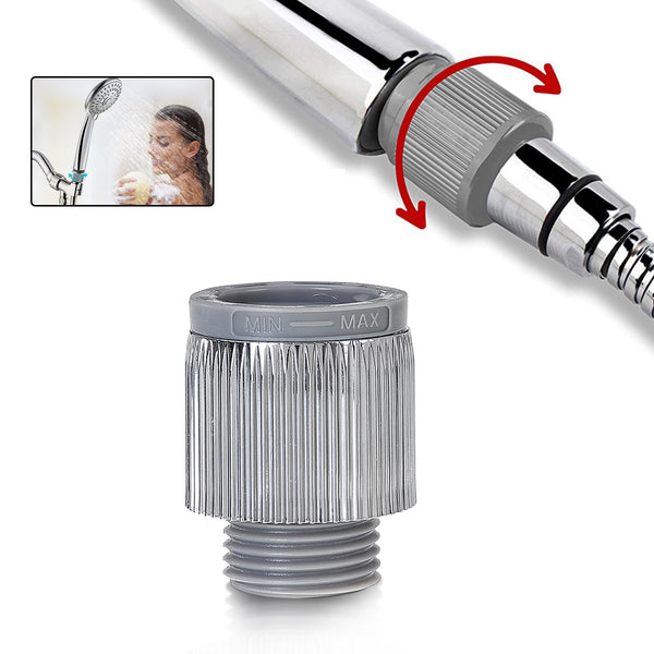 Adjustable Regulator Water Saving Pressure Flow Controller Shower Head Adapter