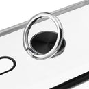 Bakeey Plating Transparent Ultra-thin with Finger Ring Holder Shockproof PC Protective Case for Xiaomi Redmi Note 8 Pro