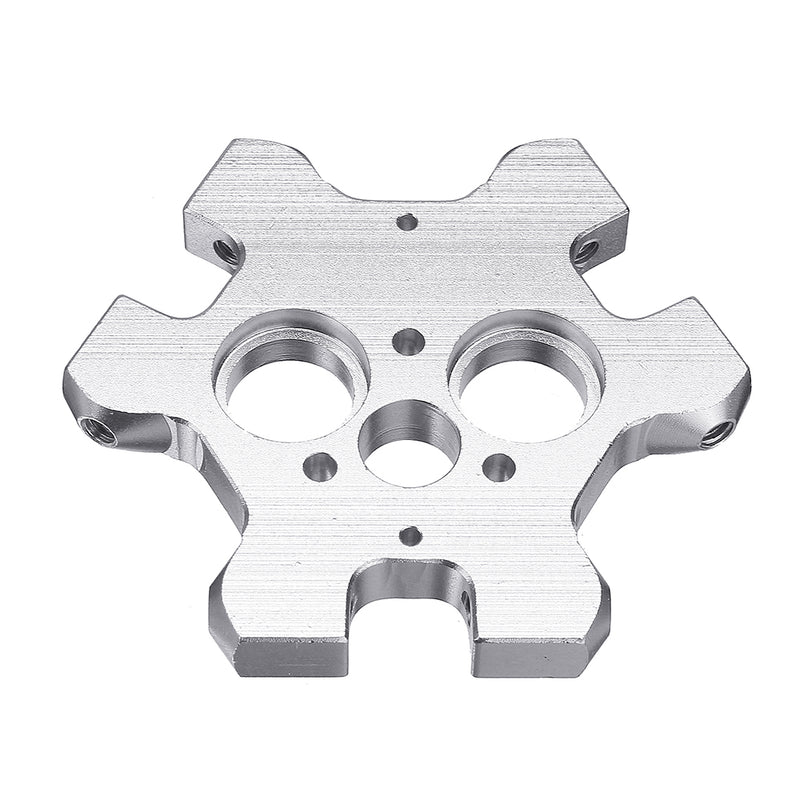 Aluminum Alloy V6 Fisheye Effector + M4 Fixed Plate For Dual Nozzle Extruder 3D Printer Part