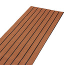 Marine Floor EVA Foam Brown Faux Teak Boat Mat Self-Adhesive Decking Yacht Sheet Stair Carpet