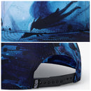 NUZADA Dacron Baseball Cap Flat Brim Hat Hip-Hop Men Women Adjustable Cycling Bike Bicycle Hat