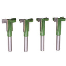 Drillpro 4Pcs 8mm Shank T-Slot Router Bit Straight Edge Slotting Woodworking Cutter