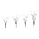 Black  Eyelash Extensions Eyelash Grafting Individual False Eyelashes Cluster 0.07mmThickness