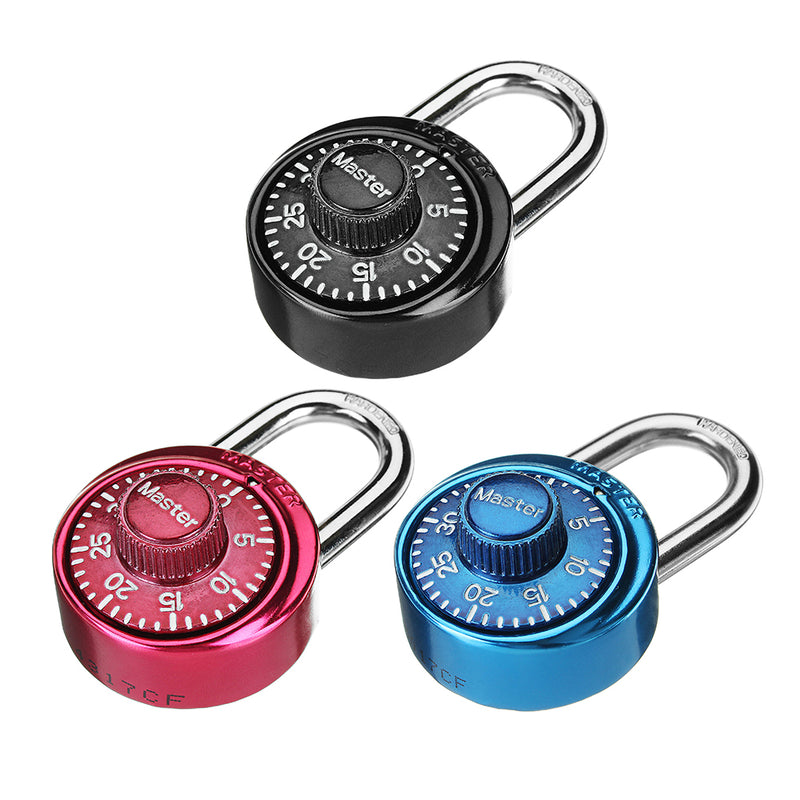 Standard Dial Padlock Anti-Theft Security Suitcase Luggage 3 Digit Fixed Combination Coded Lock
