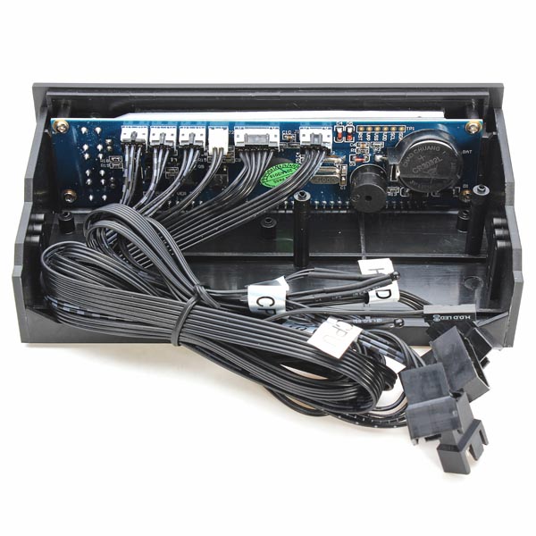 STW 5023 5.25 inch LCD Panel CPU Cooling Fan Speed Temperature Controller Desktop PC Case Drive Bay