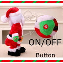 14 Inch Christmas Santa Claus Shaking Hip Singing Dancing Electric Toys Gift