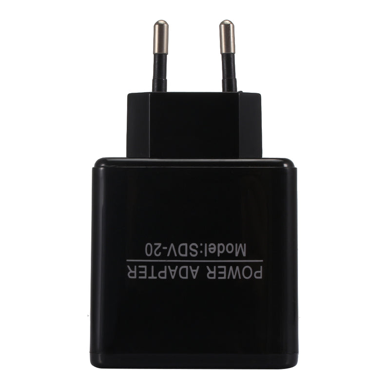 EU 5V 2.4A Dual USB Charger Power Adapter Intelligent Recognition For Smartphone Tablet PC