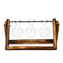 Wooden Stand Glass Terrarium Container Hydroponic System Plant Planter Flower Pot Desk Decoration