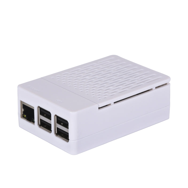 Black/White Assembled Exclouse Case + Quiet Cooling Fan + Heatsink Support GPIO or Camera