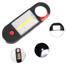 2 Mode COB LED Outdoor Camping Light Inspection Lamp Hand Torch Work Light With Hook Magnet