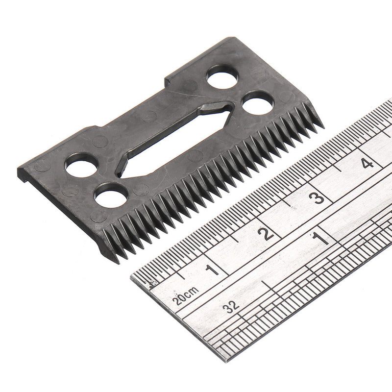 Black Clipper Ceramic Cutter Blade Magic Clip 2 Holes For Wahl Shear Hair Clipper