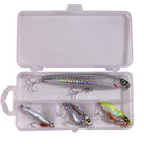 ZANLURE 4PCS Fishing Lure Set Rotating Tail Popper Topwater Swim Crankbait Artificial Hard Bait
