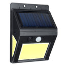 48+6+6 COB Solar Power White Light Garden Wall Lamp Outdoor Waterproof Energy Saving Yard Lights