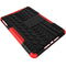 Heavy Duty Heat Dissipation Kickstand Textured Case For iPad Mini 1/2/3