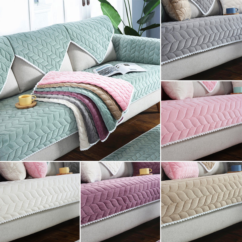 Fabric Soft Sofa Couch Cover Non-slip Slipcover Sofa Towel Protective Mat Living Room