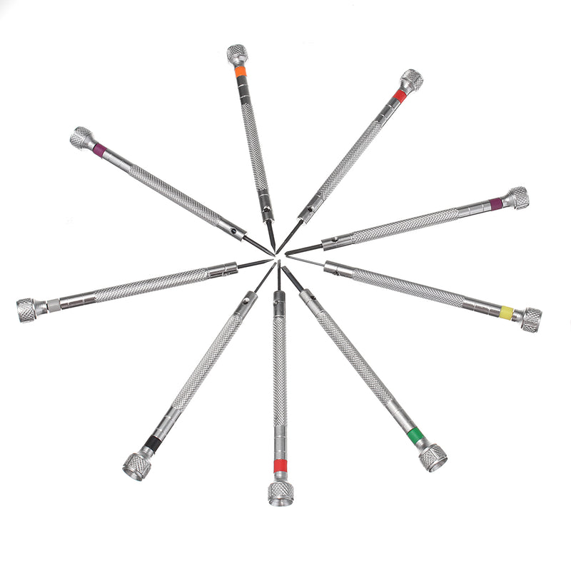 9 Pcs Precision Screwdriver Set Jewelry Eyeglasses Glasses Watch Repair
