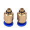 FLSUN 10PCS PC4-M5 Thread Nozzle Brass Pneumatic Connector Quick Joint For 3D Printer
