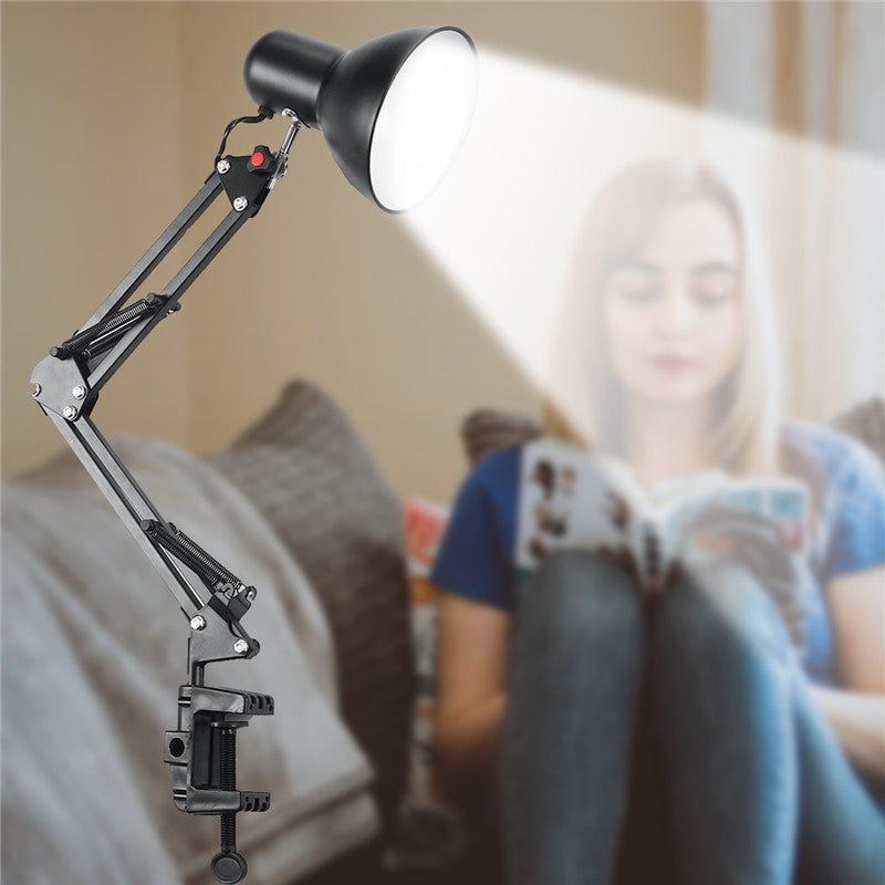 Large Adjustable Swing Arm Drafting Office Studio Clamp Table Lamp Desk Lamps Adjustable Light