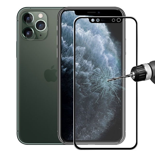 Enkay 0.2mm 3D Titanium Curved Edge Tempered Glass Screen Protector + Rear Camera Lens Protector For iPhone 11 Pro 5.8 Inch