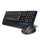 Rapoo 8300T 2.4GHz bluetooth Wireless 108 Keys Keyboard and 1600dpi Mouse Combo Set with USB Receiver for Windows 10 / 8 / 7 / Vista / XP