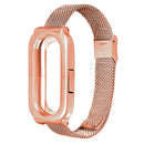 Bakeey Anti-lost Design Mesh Stainless Steel Watch Band for Xiaomi Miband 3