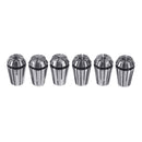 Machifit 6pcs ER20 1/8-9/32 Inch Chuck Collet Spring Collet Set for CNC Milling Lathe Tool