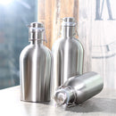 1L Single Layer Stainless Steel B eer W-ine Beverage Pot Bottles Barrel B-eer Pot