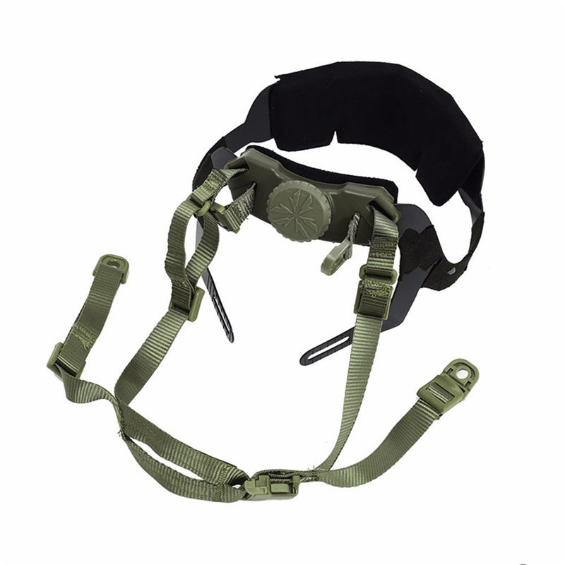 WoSporT Tactical Helmet Locking Buckle System Outdoor Protective Adjustable Strap Accessory