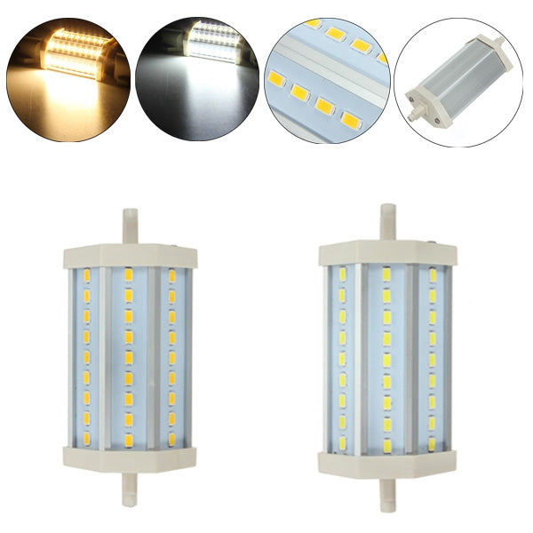 R7S Dimmable LED Bulb 118MM 10W 27 SMD 5630 Pure White/Warm White Light Lamp AC 85-265V