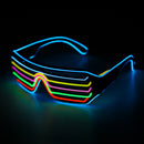 4 Modes LED Glow EL Glasses Party Flashing Festival Neon Wire Bar Party Light Up Goggles